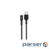 Кабель XO NB112 USB-Micro USB (M/M), 1 м , Black (NB112-M-BK)