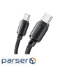 Дата кабель USB-C to USB-C 1.0m 100W black Essager (EXCTT1-TD01-P)