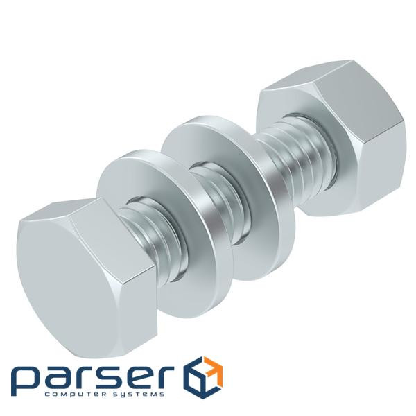 Шестигранний болт з гайкою і шайбою, М6х30мм OBO Bettermann 3156524 OBO Bettermann 3156524