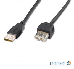 Date cable USB 2.0 AM/AF Digitus (AK-300200-018-S)