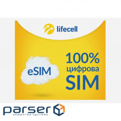 Стартовый пакет lifecell Універсальний для eSIM (SP-UNIVERSAL-ESIM) eSIM (SP-UNIVERSAL-ESIM)