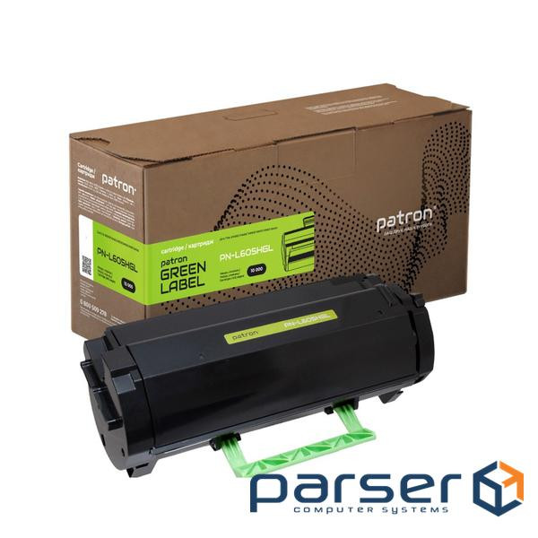 Тонер-картридж Patron Lexmark 60F5H00 Green Label (PN-L605HGL)