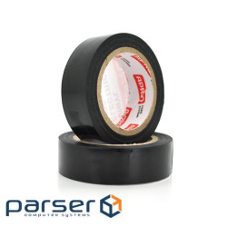 Ізолента APRO 0,14 мм * 17 мм * 20 м (чорна), діапазон робочих температур: ві (0,14мм*17мм*20м) )