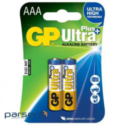 Батарейка Gp AAA LR03 Ultra Plus Alcaline * 2 (24AUP21-SB2 / 4891199218163) (GP24AUP-2UE2)