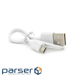 Кабель USB 2.0 (AM / Miсro 5 pin) 0,3 м, белые (YT-AM / Mc-0.3Black)