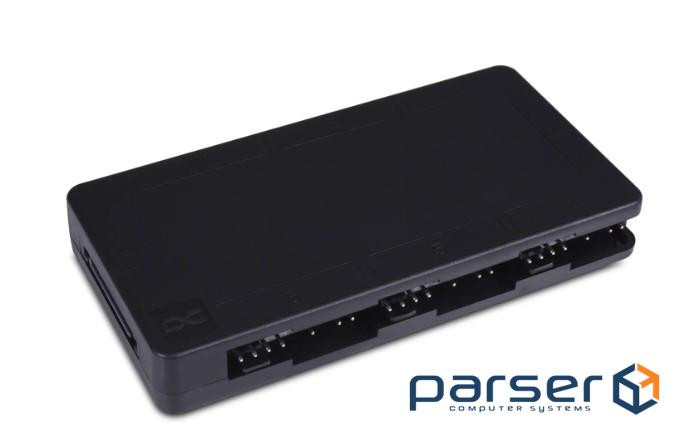Контроллер Alphacool Core 6x 4-pin PWM/DRGB splitter with SATA power connector (25668)