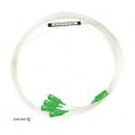 Оптичні дільники PLC 1&times;4 APC (міні-корпус) ) (Coupler PLC-1x4-split-0-SC/APC-0.9mm-0,5m)