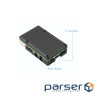Корпус для Raspberry Pi 5 алюмінієвий з 2-ма вентиляторами (RA787) (RA787)