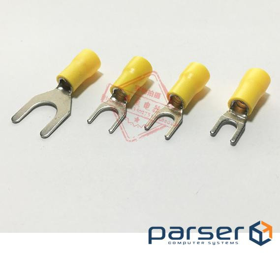 Клема тип "U" 0.7мм, SV5.5-8, провід 4.0-6.0, ізольована, максимальний струм 48А, ,