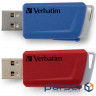 Комплект флеш-накопичувачів Verbatim 2x32GB Store "n" Click Red/Blue USB 3.2 (49308)