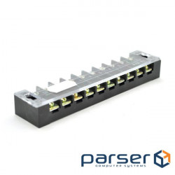 Terminal block 10-digit TB-2510 25A / 600V, wire cross-section 0.5-2.5mm2, 25 pieces in a package, price per unit 