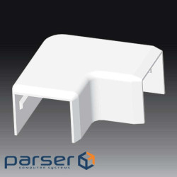 Кут прямий для LHD 25x20 білого кольору, Серія LHD, ПВХ (8913_HB) (8913_HB)