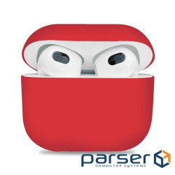 Чохол для навушників Armorstandart Ultrathin Silicone Case для Apple AirPods 3 Red (ARM60293)