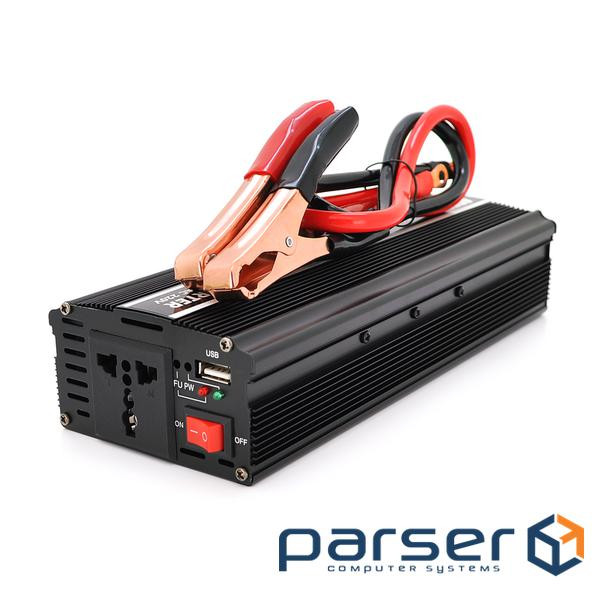 Інвертор напруги PI 4000ВА(2000Вт), 12 / 220V, approximated, 1 універсальна розетка, кл (PI4000ВА) )