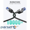 Патч-корд 1м, S/FTP cat 7 RJ-45 COPPER Ugreen (U_80429)