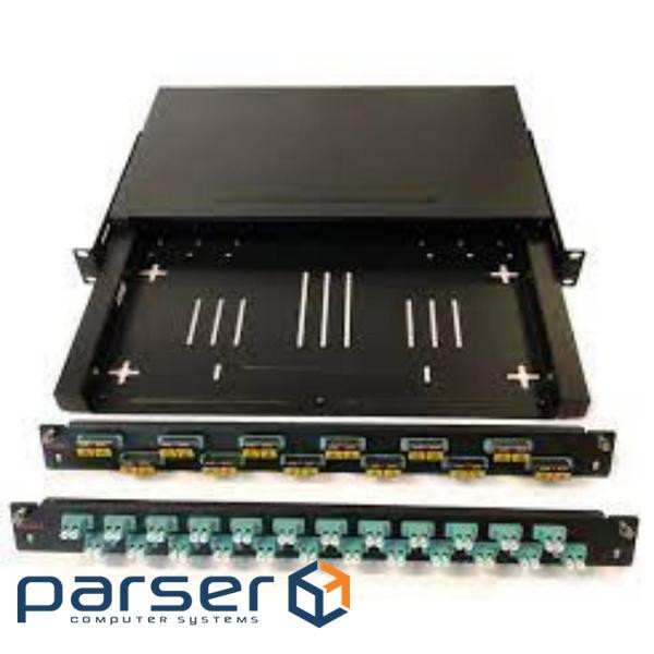 Пластина до оптичої панелі, 24адаптери SC Duplex/ LC Quad, 1U, без адапт. MOLEX AFR-00479-04 . MOLEX AFR-00479-04