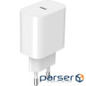 Зарядний пристрій GEMBIRD 1xUSB-C, PD 20W White (TA-UC-PD20-01-W)