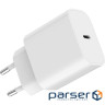 Зарядний пристрій GEMBIRD 1xUSB-C, PD 20W White (TA-UC-PD20-01-W)