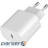 Зарядний пристрій GEMBIRD 1xUSB-C, PD 20W White (TA-UC-PD20-01-W)