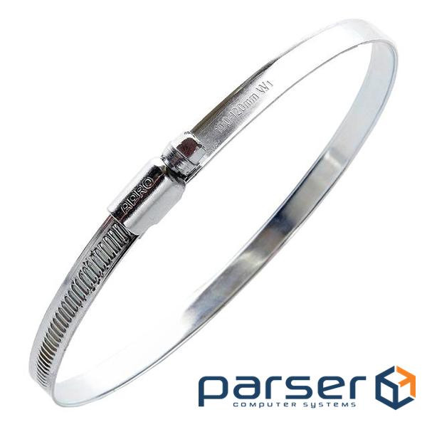 Хомут червячный оцинкованный APRO W1 20-32мм ( (APRO W1 20-32мм (50шт) оцинкованный)