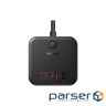 Мережевий фільтр Baseus PowerCombo Cube Power Strip 3xAC+2xUSB+2xType-C 30W (1.5m) b (E00066400117-00)