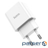 Зарядний пристрій HOCO C106A Leisure USB 10.5W White (6931474783882)