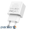 Зарядний пристрій HOCO C106A Leisure USB 10.5W White (6931474783882)