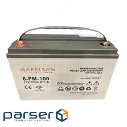 Rechargeable battery MAKELSAN 6-FM-100 (12V, 100Ayr )