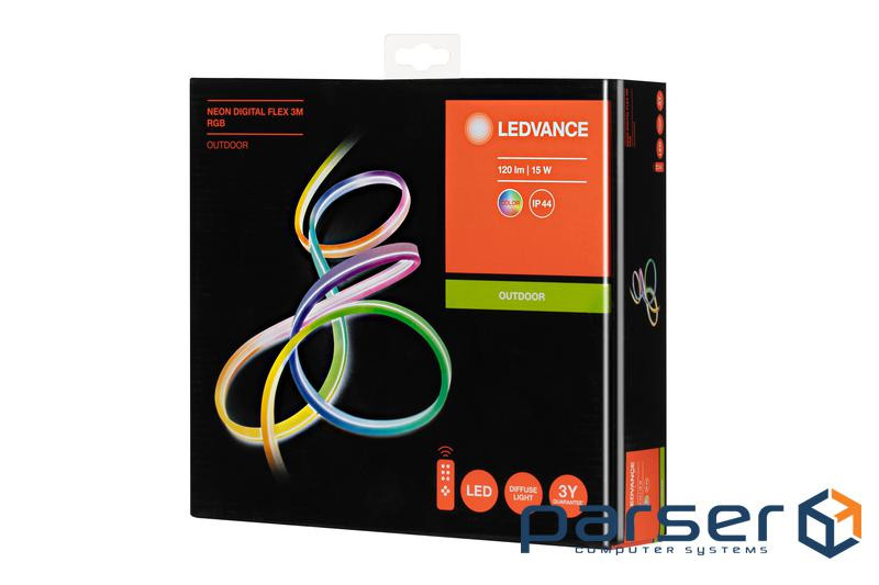 Світлодіодна стрічка LEDVANCE Neon Digital Flex 3m RGB 3м (4058075504745)