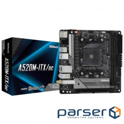 Motherboard ASROCK A520M-ITX/ ac (A520M-ITX/AC)