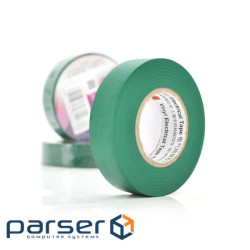 Ізолента 3M 0,13мм * 18мм * 10м (зелена), діапазон робочих температур: від (3M / 0,13 / 18 / 10-GN) (3M / 0,13 / 18 / 10-GN)