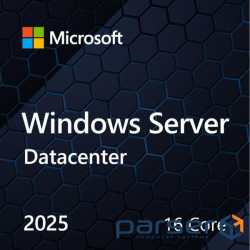 Примірник ПЗ Microsoft Windows Server 2025 Datacenter 16 Core англ, ОЕМ на DVD носії (EP2-25149)