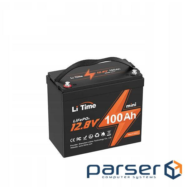Акумуляторна батарея Li-TIME MINI-16-A60 LiFePO4 12.8 100Ач 1280Wh,(100 / (L12V100-100-MINI-16-A60)