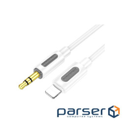 Аудіокабель BOROFONE BL20 True sound silicone digital audio conversion cable iP Whit (6941991114403)