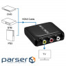 Конвертер POWERPLANT HDMI - Composite AV Black (CA911486)