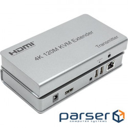 Подовжувач HDMI по кручений парі POWERPLANT HDMI v1.4 Silver (CA912933)