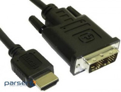 Кабель HDMI-DVI-D Single Link (18 + 1), (HDCG-03)