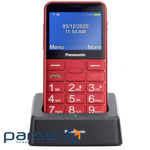 Мобільний телефон червоний PANASONIC KX-TU155EXRN PANASONIC KX-TU155EXRN