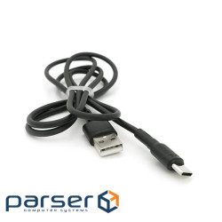 Кабель Hoco X83, Type-C-USB, 3A, Black, довжина 1м , BOX (Hoco X83TC / B)