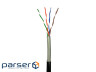 Кабель кручена пара GEAR UTP 4x2x0,51 Cat5E, CCA, PVC+PE, для зовнішніх робі (GEC–UTPCCAOUT051305) (GEC–UTPCCAOUT051305)