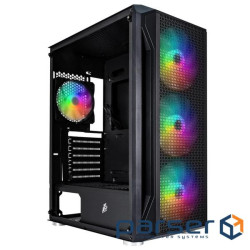 Корпус 1stPlayer X5-BK-4F1-PS-600FK-EU Black 600W