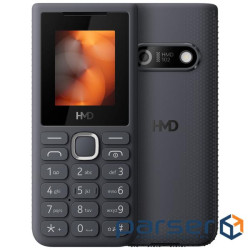 Мобильный телефон HMD 102 DS Grey, 1.77" (160х128) TFT / клавиатурный моноблок / Unisoc 6533G / ОЗУ