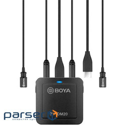 Набір для подкастів BOYA BY-DM20 Dual-Channel Recording Kit