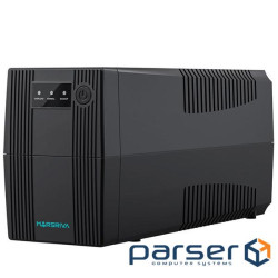 ДБЖ Marsriva MR-UF600, 600ВА/360Вт, Line-Interactive, LED version, 2х Schuko, 1*12V/7Ah