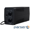 ДБЖ Marsriva MR-UF600, 600ВА/360Вт, Line-Interactive, LED version, 2х Schuko, 1*12V/7Ah