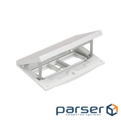 Люк до підл коробки IP66 2,5хK45 з місцем під 2хRJ45 Keystone, спрощ доступ, нерж сталь (KFH201/72)