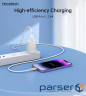 Кабель USB AM-Lightning M, 1.0 м, 2.4A, білий Choetech (XAL-0003-WH-V2)