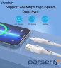 Кабель USB AM-Lightning M, 1.0 м, 2.4A, білий Choetech (XAL-0003-WH-V2)