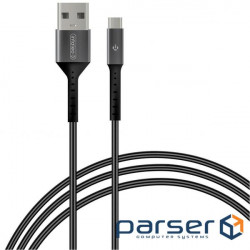 Дата кабель USB 2.0 AM to Micro 5P 1.2m Intaleo (1283126495649)