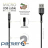 Дата кабель USB 2.0 AM to Micro 5P 1.2m Intaleo (1283126495649)